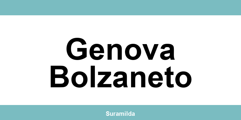 Telefono diretto della sede SDA di Genova Bolzaneto