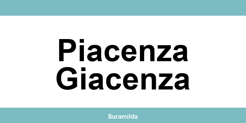 Telefono diretto della sede SDA di Piacenza Giacenza