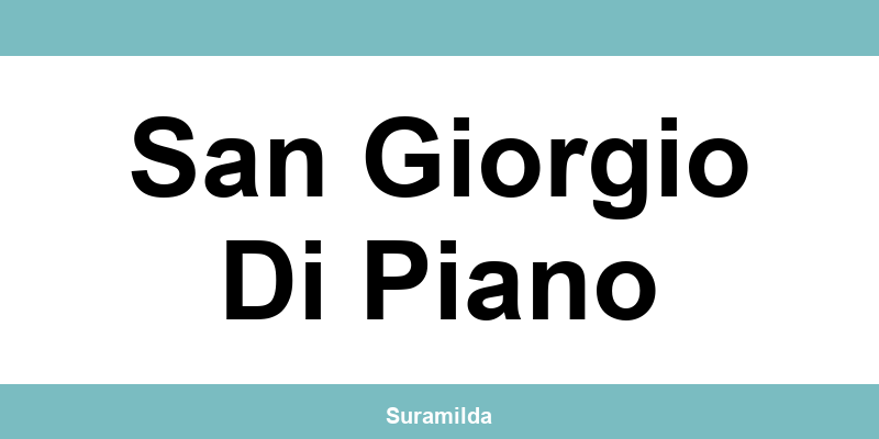 Telefono diretto della sede SDA di San Giorgio Di Piano